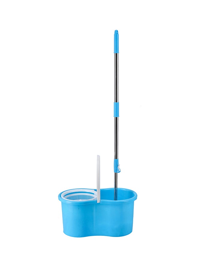 DELCASA 360 Rotating Spin Mop And Bucket Set Blue/White 18.35x10.94x9.76inch  - Image 3