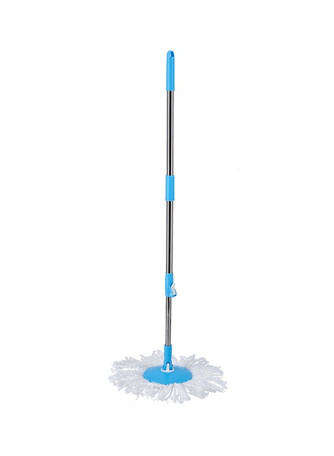 DELCASA 360 Rotating Spin Mop And Bucket Set Blue/White 18.35x10.94x9.76inch  - Image 5