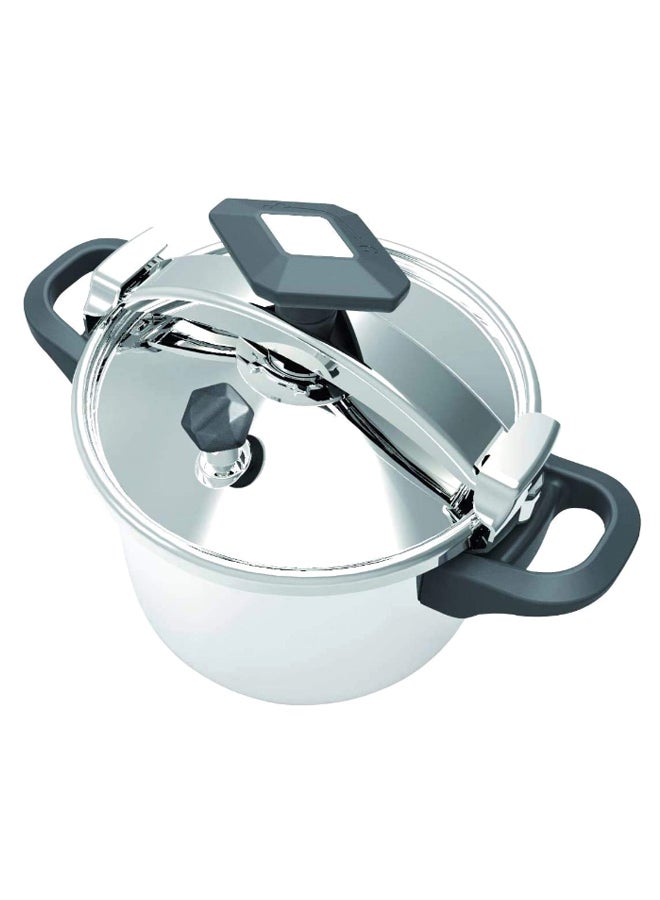 ديسيني وعاء طهي بالضغط من الإستانلس ستيل أسود/ فضي 11لترات - Image 2