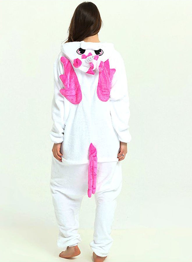 QiaoKai Unicorn Themed Onesie Rose Red  - Image 2
