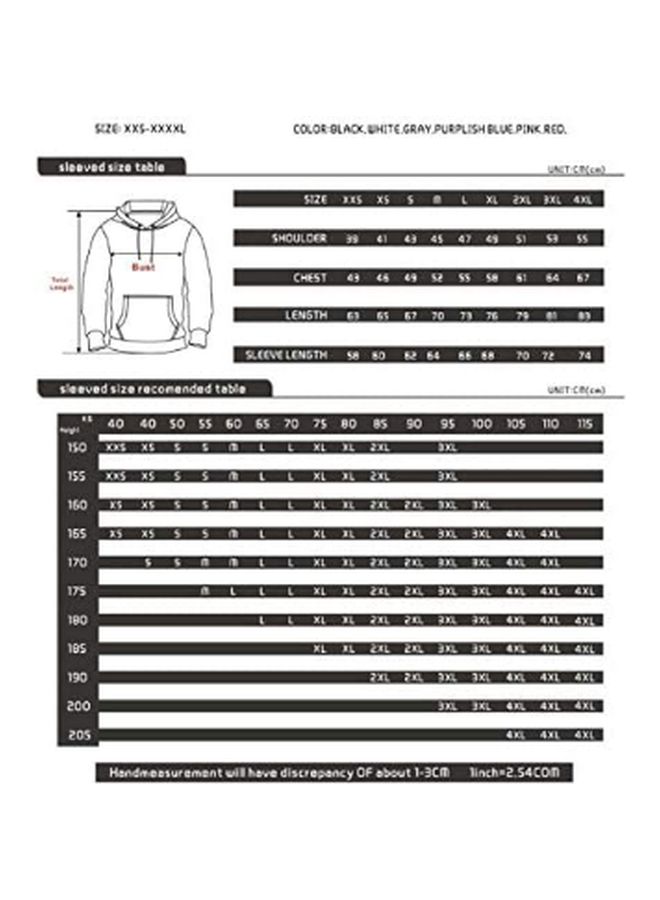 هودي مطبوع عليه رسمة 3D لشخصيات Fortnite أسود/ أرجواني/ أبيض - Image 3