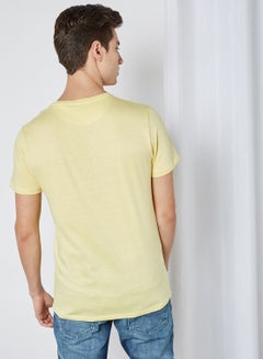 BRAVE SOUL Essential Crew T-Shirt Citrus  - Image 2