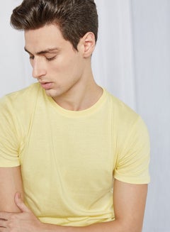 BRAVE SOUL Essential Crew T-Shirt Citrus  - Image 4