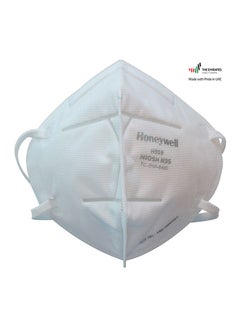هوني ويل مجموعات كمامات للوجه H919 N95 من 5 قطعة مع رباط للرأس أبيض One size fits all  - Image 3