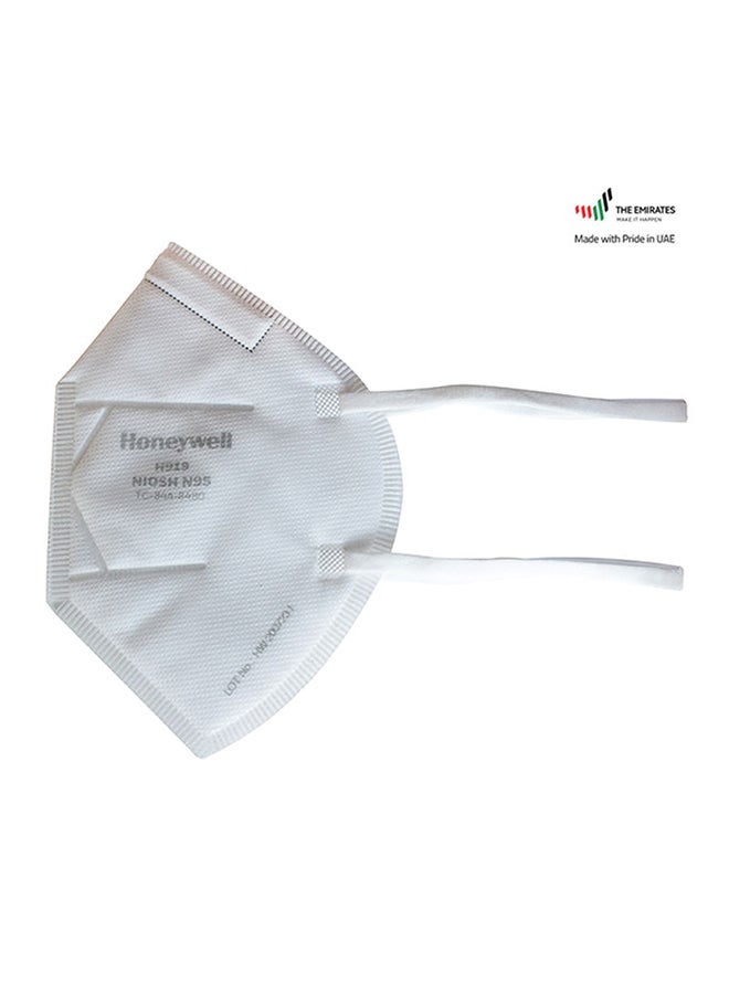 Honeywell - 5-Piece H919 N95 Face Mask - Head Strap White One size fits all - Image 1