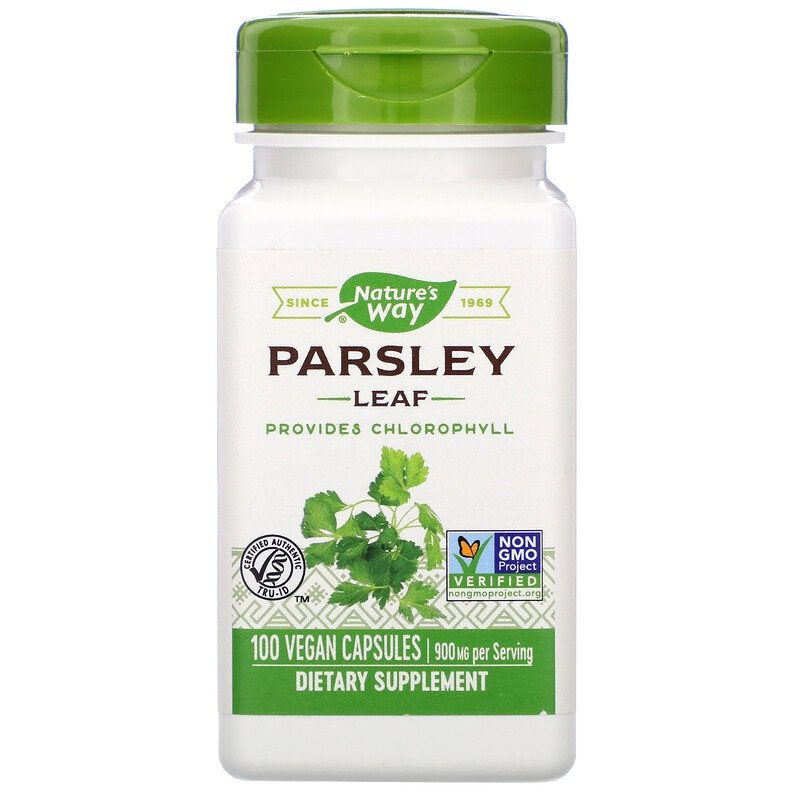 Nature's Way Parsley Leaf Capsules 900mg - Image 1