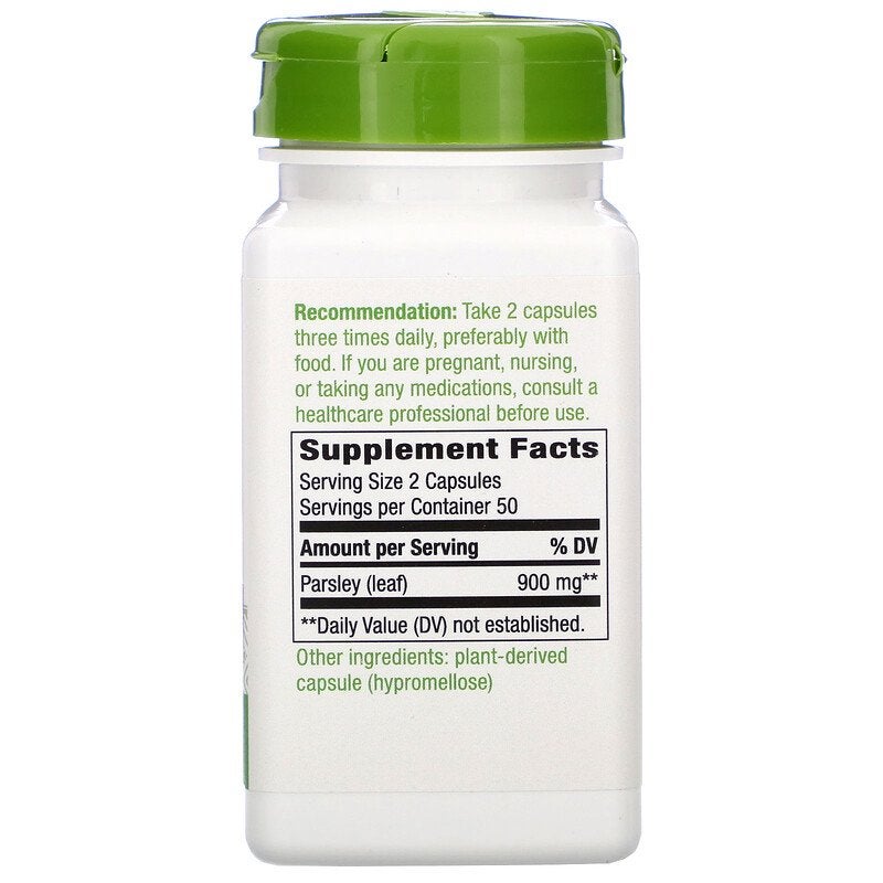 Nature's Way Parsley Leaf Capsules 900mg - Image 2