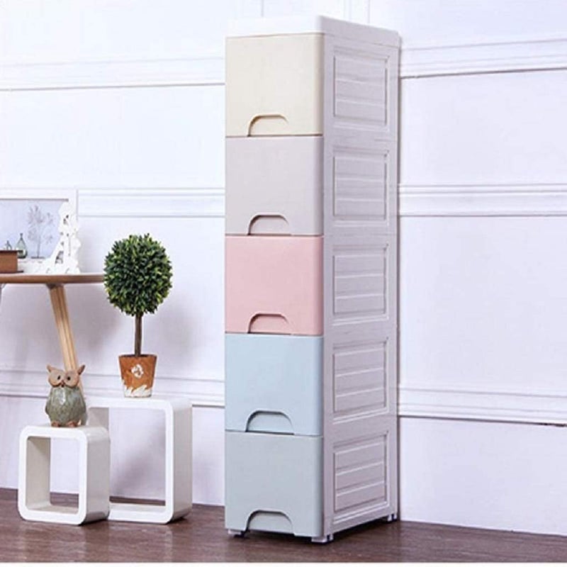 Royal Polar Drawer Storage Cabinet Multicolour 83.5x25x32cm  - Image 3