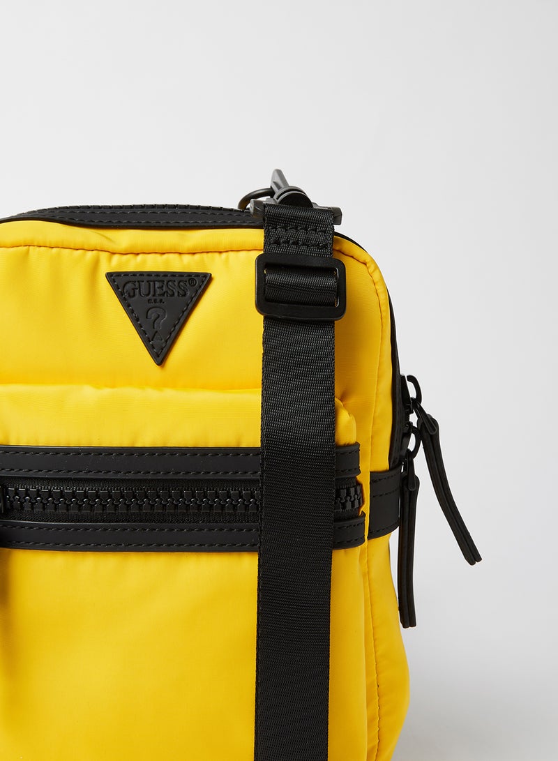 GUESS Originals Camera Crossbody Bag Mustard - Image 2
