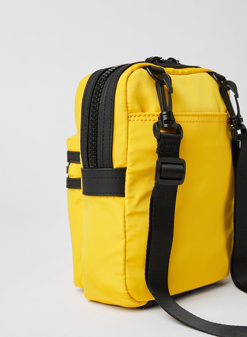 GUESS Originals Camera Crossbody Bag Mustard - Image 3