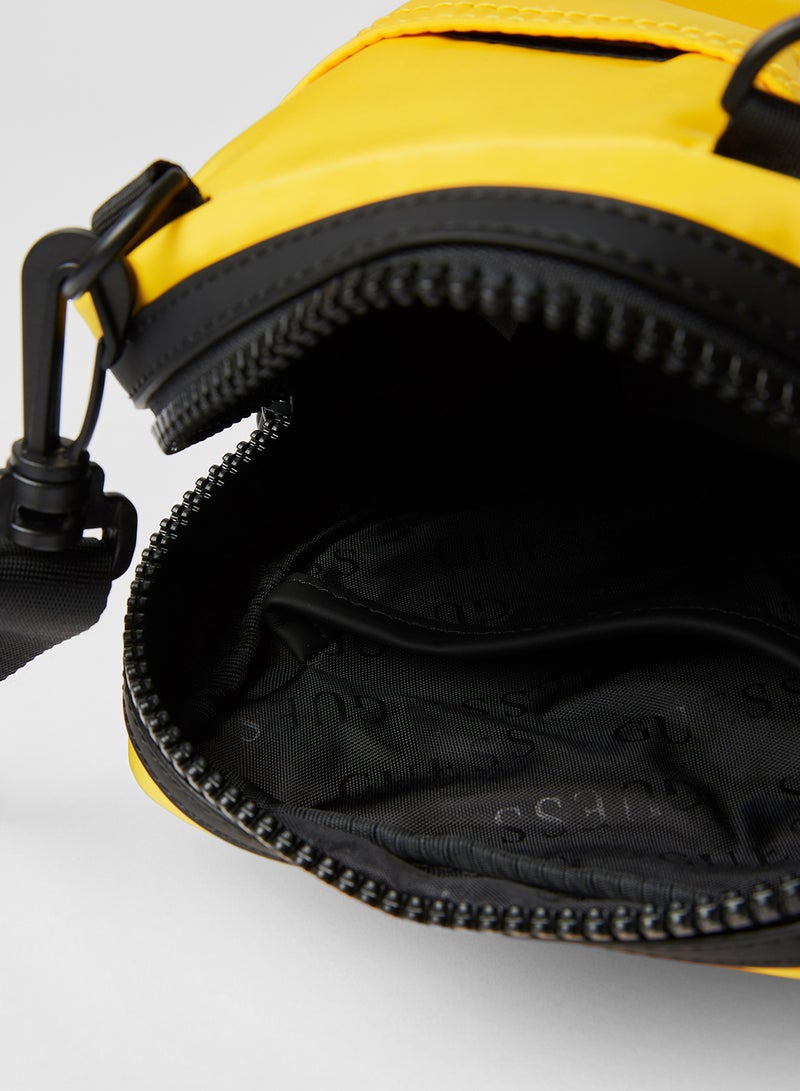 GUESS Originals Camera Crossbody Bag Mustard - Image 4