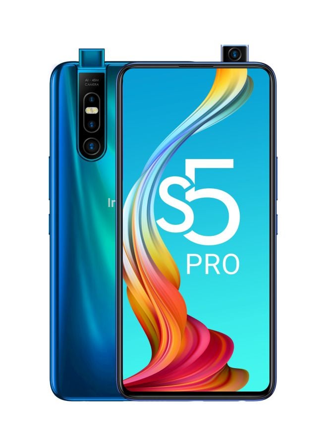 Infinix - S5 Pro Dual SIM Sea Blue 4GB RAM 64GB 4G LTE - Image 1