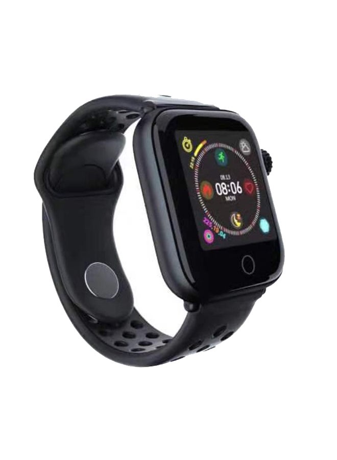 Bluetooth Heart Rate Monitor Fitness Smart Watch Black