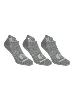 Pair Of 3 Tennis Mid-High Socks Dark Grey