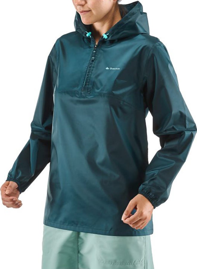 DECATHLON - Walking Rain Jacket Turquoise - Image 1