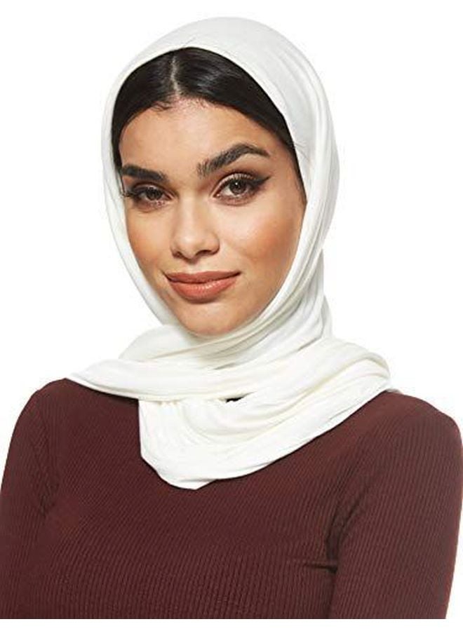 شادو حجاب جيرسي مطاطي أوف وايت  - Image 1