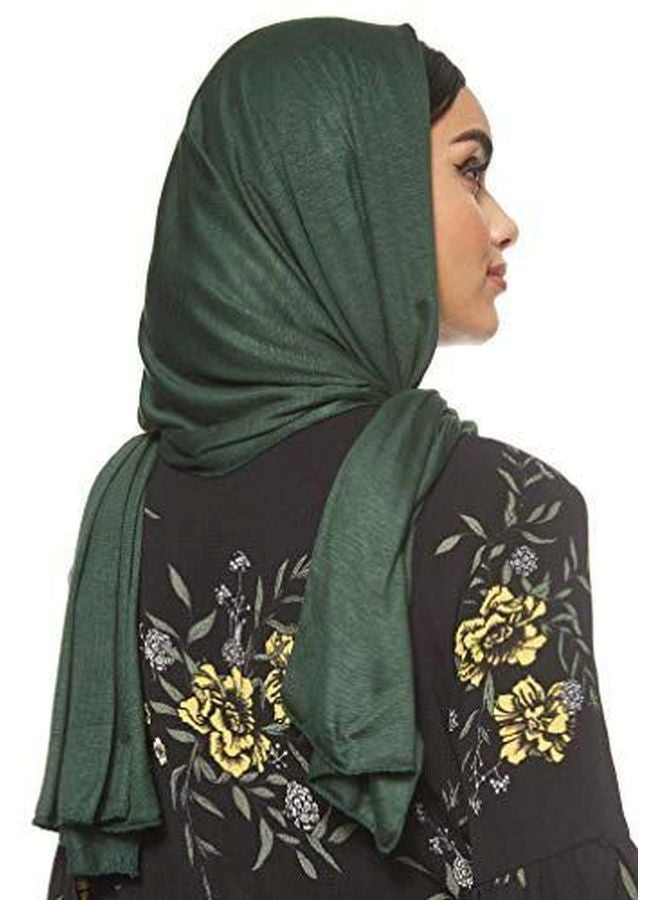 Shadow Jersey Stretch Hijab Green - Image 2