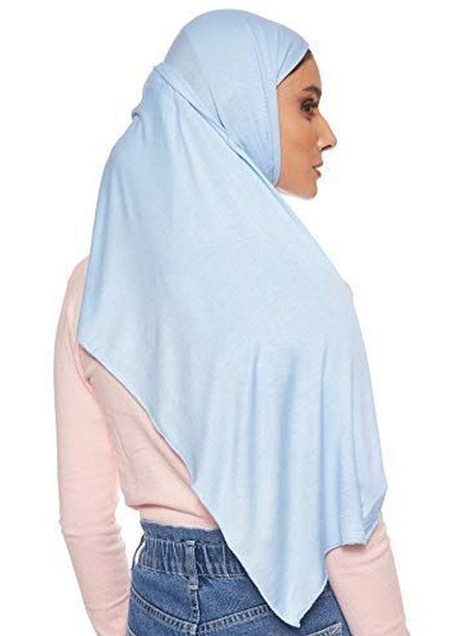 Shadow - Jersey Stretch Hijab Light Blue - Image 1