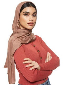 Jersey Stretch Hijab Milk Chocolate