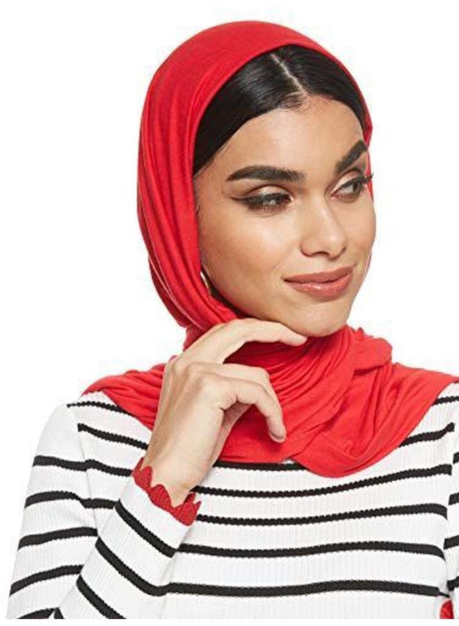 شادو حجاب جيرسي مطاطي أحمر - Image 1