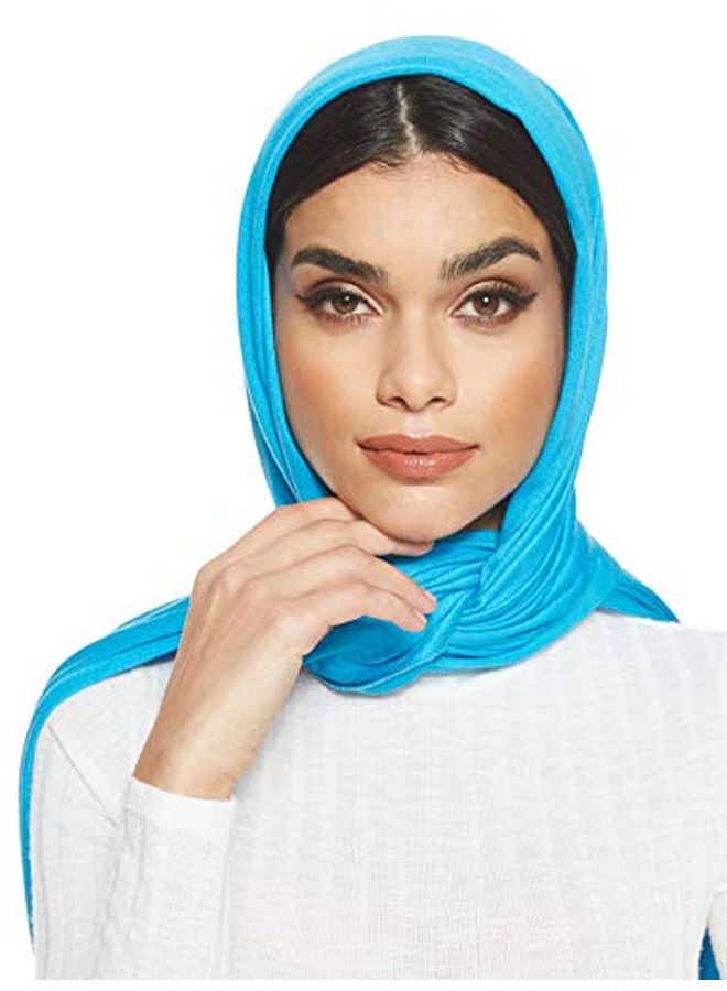 Shadow Jersey Stretch Hijab Winter Blue - Image 1