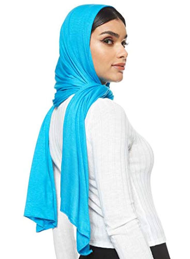 Shadow Jersey Stretch Hijab Winter Blue - Image 2