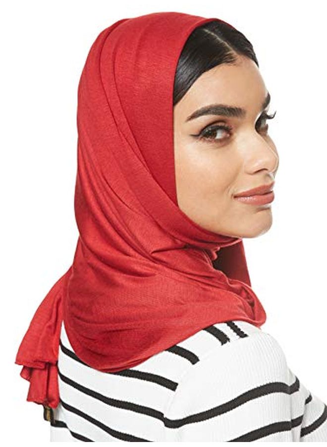 شادو حجاب جيرسي مطاطي أحمر تشيلي - Image 4