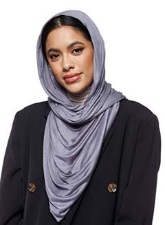 Jersey Stretch Hijab Dark Grey