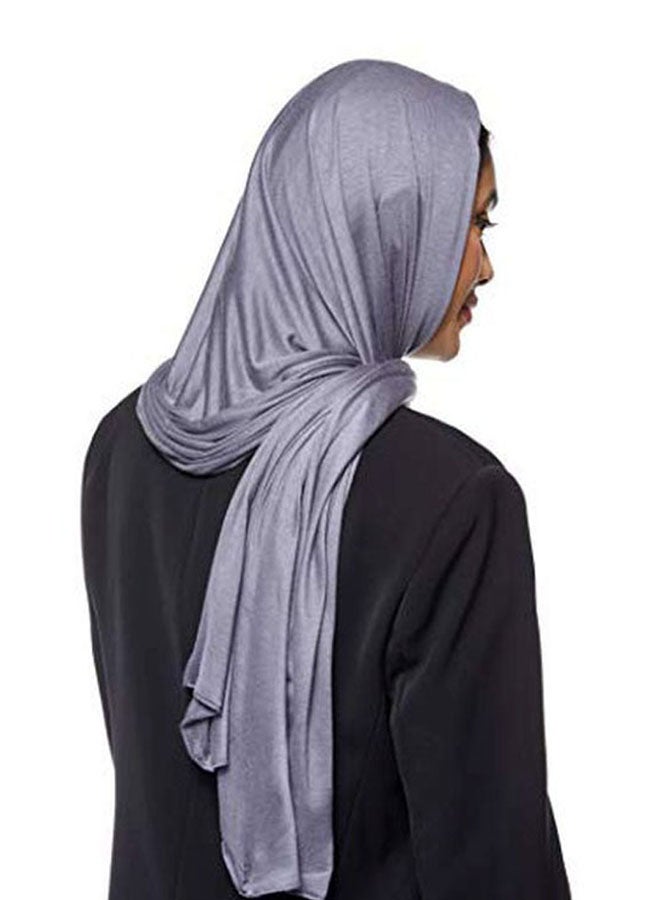 Shadow - Jersey Stretch Hijab Dark Grey - Image 1