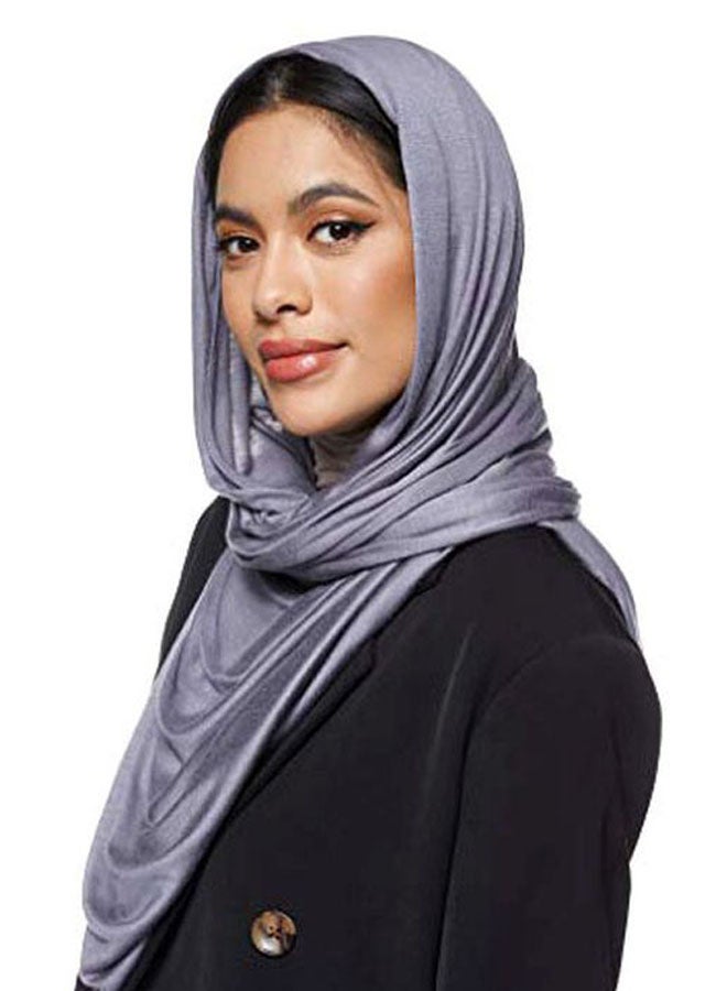 Shadow - Jersey Stretch Hijab Dark Grey - Image 1