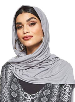 Jersey Stretch Hijab Light Grey