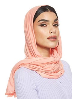 Jersey Stretch Hijab Peach