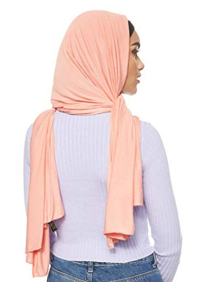 Shadow - Jersey Stretch Hijab Peach - Image 1