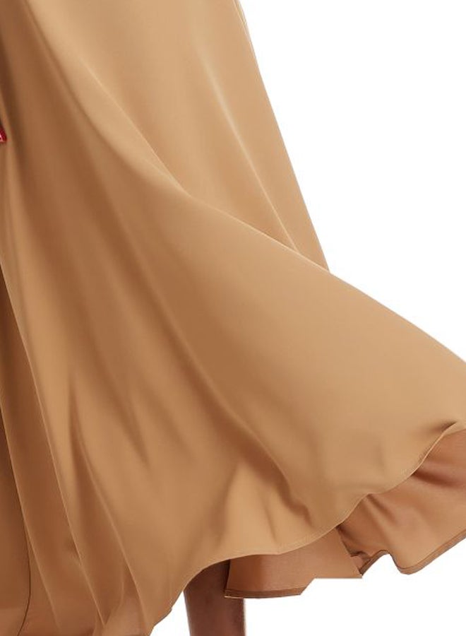 Hanyimidoo Flared Maxi Dress Brown  - Image 3