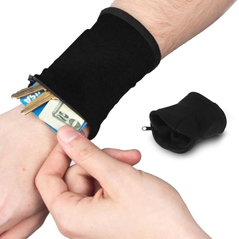Generic Wrist Wallet Pouch Black  - Image 5