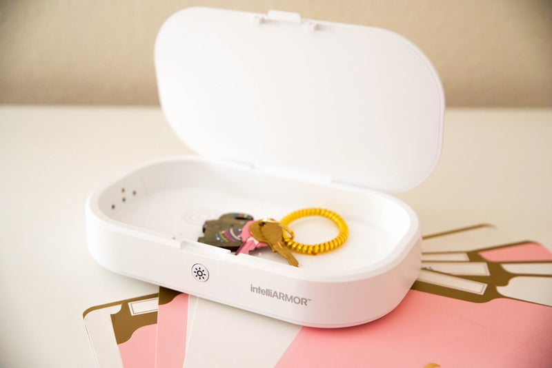 UV Shield+ Universal LED UVC Sterilizer Phone Sanitizer White - Image 3