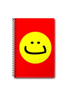 Ta Smile A5 Spiral Notebook Red/Yellow/Black