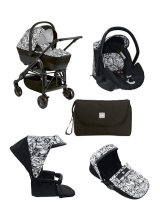 Combi Tris Stroller Travel System - Black/White - v1600101529/N36162732A_1