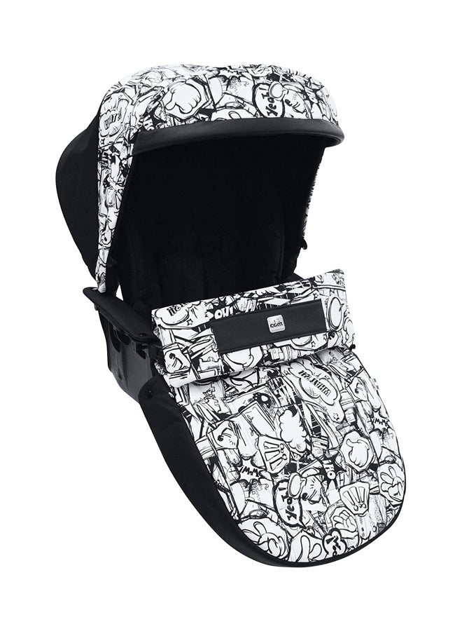 cam Combi Tris Stroller Travel System - Black/White  - Image 2