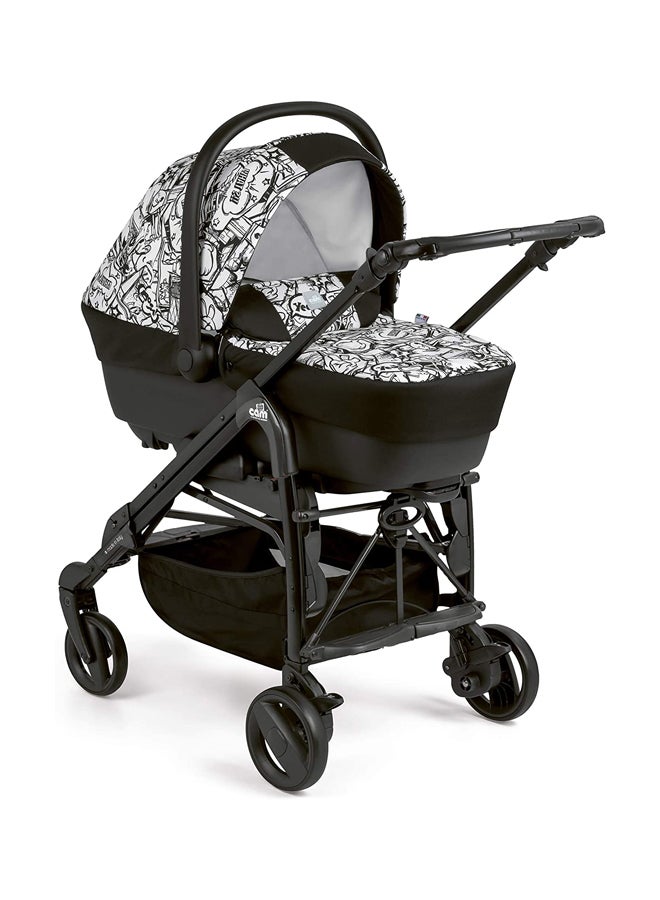 cam Combi Tris Stroller Travel System - Black/White  - Image 4