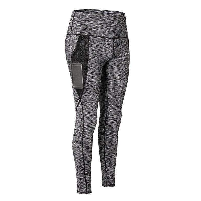 High Waist Yoga Leggings Grey  - Image 4