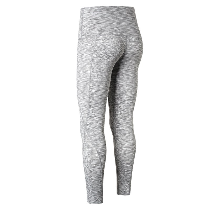 High Waist Yoga Leggings Light Grey  - Image 4