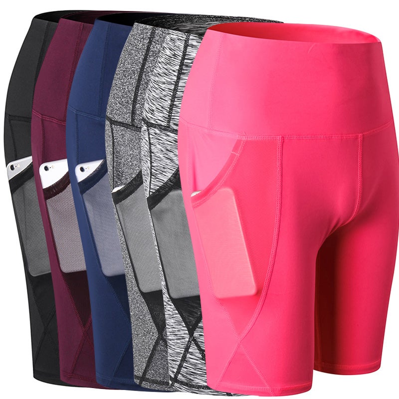 Solid Pocket Detailed Shorts Rose  - Image 4