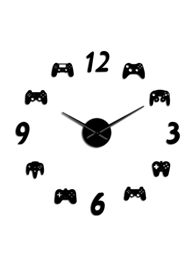 Beauenty DIY Game Controller Designed Wall Clock Black 15x10x4.5cm - Image 1