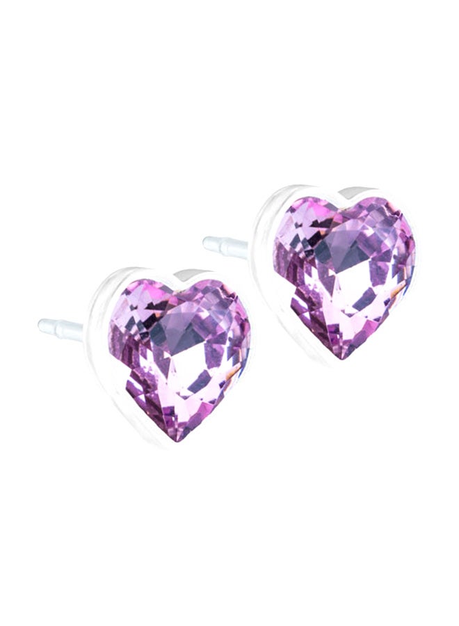 Hypoallergenic Plastic Colorful Stud Earrings  Colorful stud earrings  Fushia pink Stud earrings
