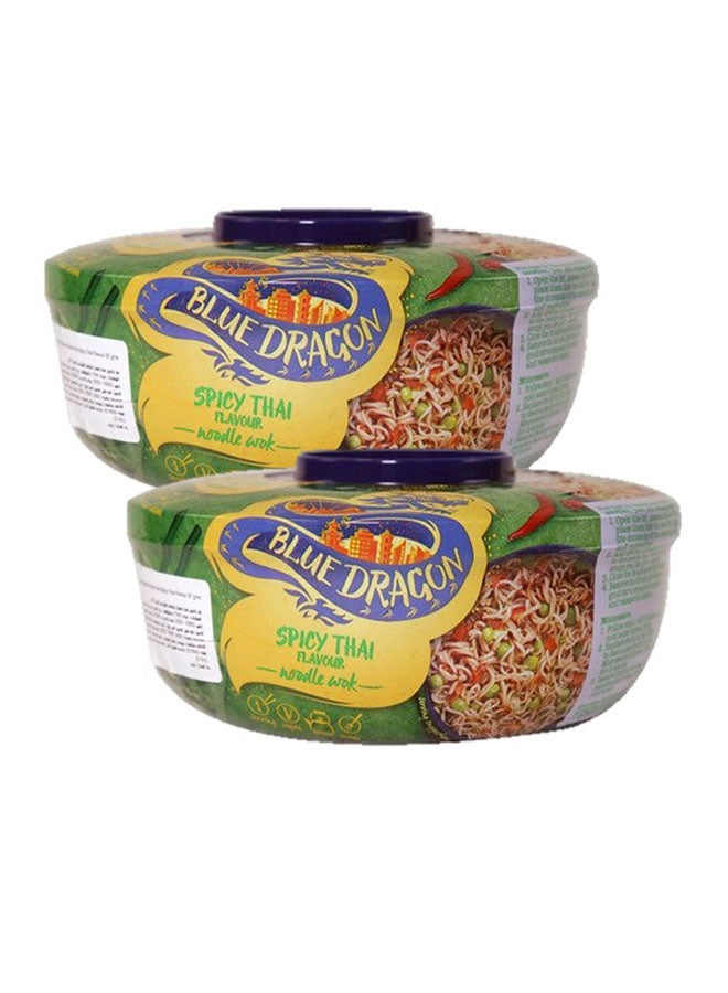 Blue Dragon Spicy Thai Noodle Wok 67grams Pack of 2