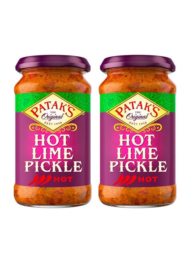 Patak's Lime Pickle Hot 566grams Pack of 2