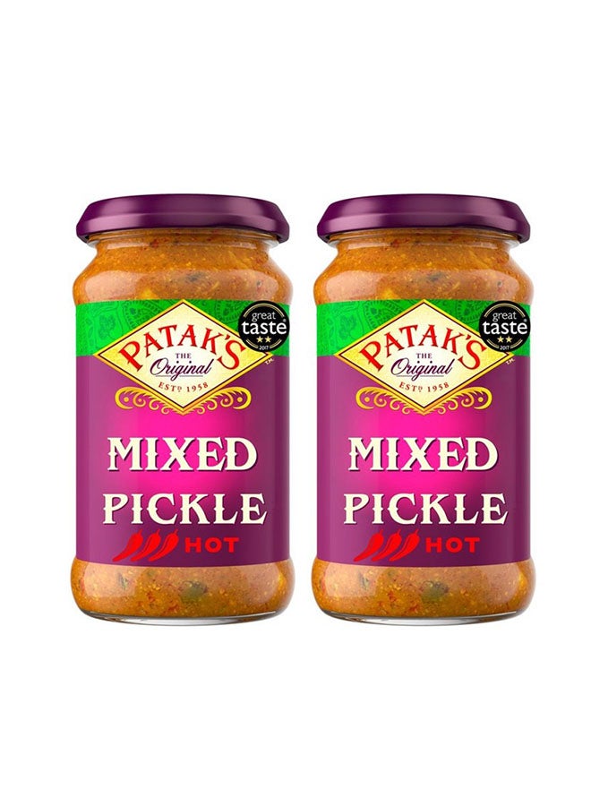 Patak's Mixed Pickle 283grams Pack of 2