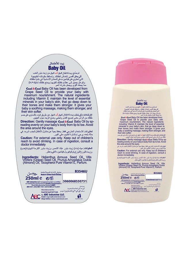 Cool & Cool Baby Oil 250Ml Pack Of 3  - Image 2