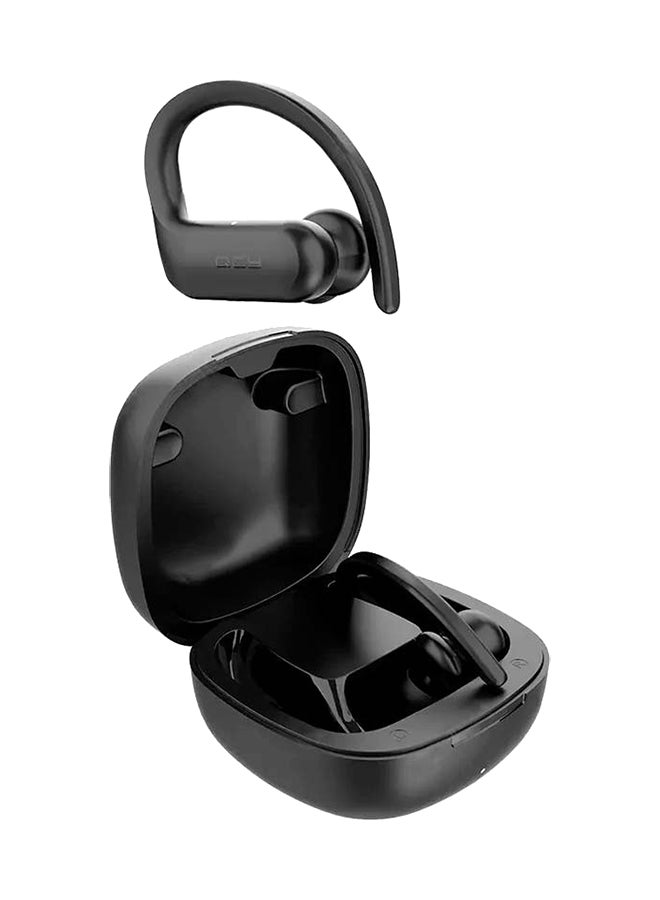 كيو سي واي سماعات أذن داخلية مزوّدة بتقنية بلوتوث مع صندوق شحن أسود - Image 5